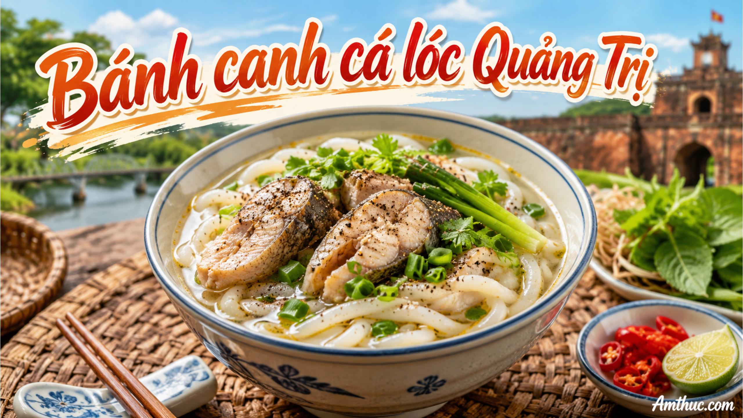 Bánh canh cá lóc Quảng Trị: Mộc mạc nhưng rất đậm vị