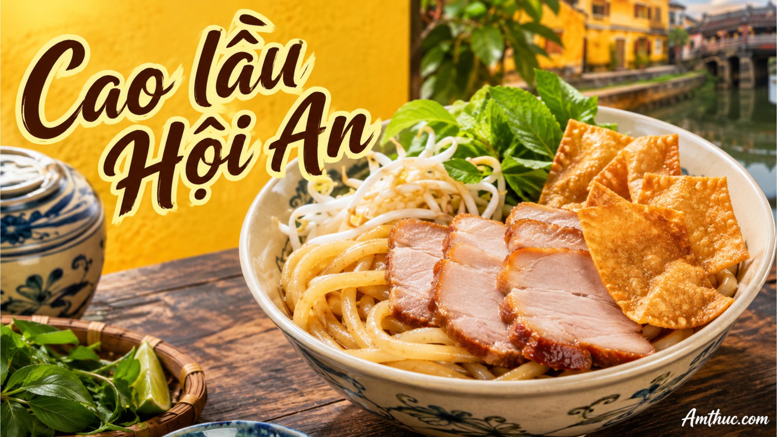 Cao lầu Hội An: Vì sao khó tái hiện đúng hương vị ở nơi khác?