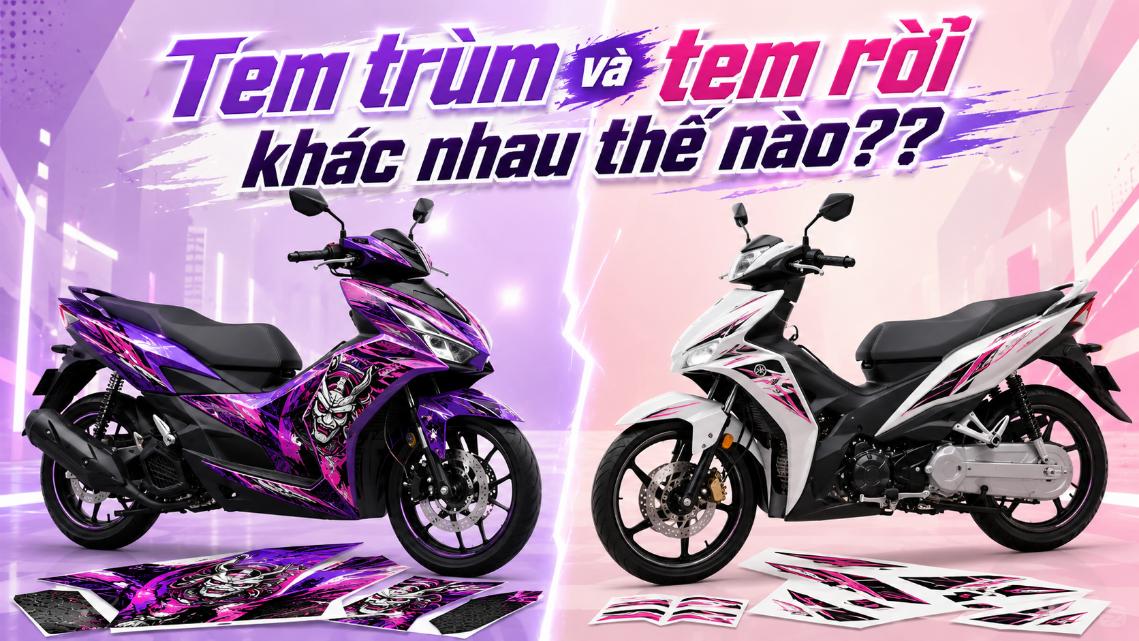 Tem trùm và tem rời khác nhau thế nào? Nên chọn loại nào?
