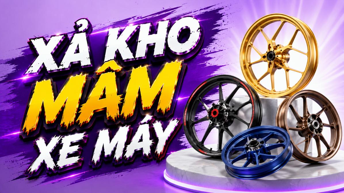 Xả kho mâm xe máy – Có nên mua khi đang giảm giá?